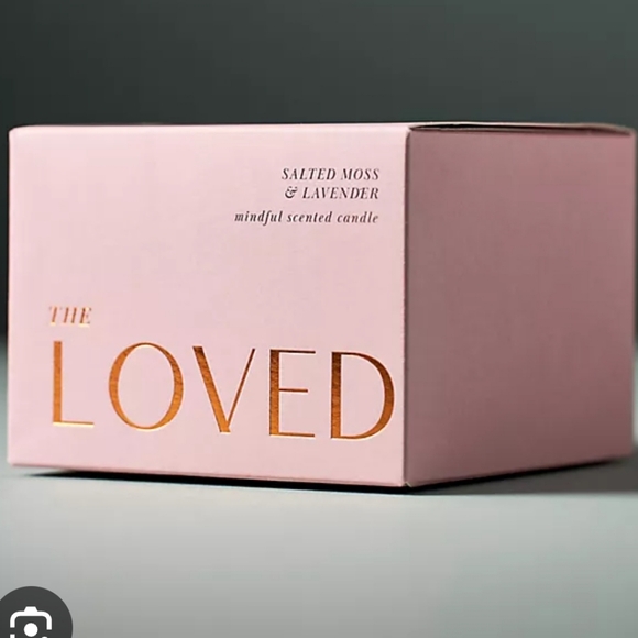 Anthropologie The Loved Salted Moss And Lavender Mindful Scented Candle New - Picture 3 of 10